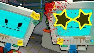 TEMP BOTS SECRET BROTHER  MORE MURDER  Job Simulator VR Infinite Overtime HTC Vive [upl. by Florida]