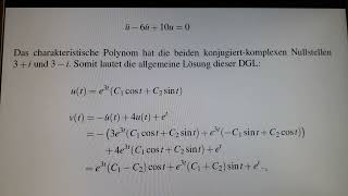 Differentialgleichungen 46 Eliminationsmethode Anfangswertproblem [upl. by Purcell748]