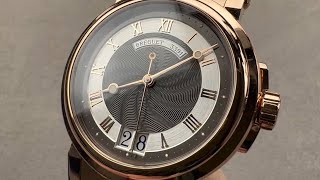 Breguet Marine Big Date Grande Date 5817BRZ2RM0 Breguet Watch Review [upl. by Ecirpak]