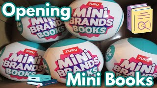 FINALLY Found Mini Brands Books Lets Open them [upl. by Jovita]