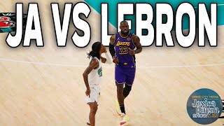 TOP PLAYS Ja Morant vs LeBron James Grizzlies vs Lakers  Jessica Benson Show [upl. by Dianthe55]