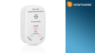 Smartwares  FGA13000 koolmonoxide melder [upl. by Ottilie]