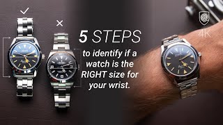 How to tell if a watch is the RIGHT size for your wrist in 5 steps From online to the wrist [upl. by Haleak]