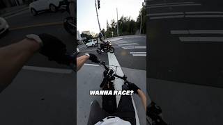 Ninja 250 vs 72v EBike 😳 surron ebike [upl. by Vanna]