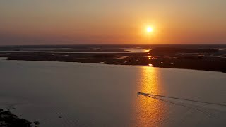 Haig Point Daufuskie Island South Carolina drone video with stunning views of ocean and marsh [upl. by Uzziel]