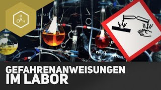 Gefahrenanweisungen im Labor [upl. by Eixirt]