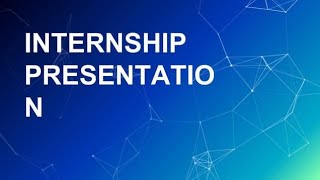 Aicte eduskills FMML internship presentation [upl. by Suinotna]