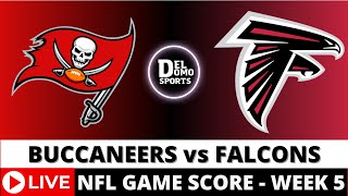 TAMPA BAY BUCCANEERS VS ATLANTA FALCONS LIVE 🏈 NFL Game Score PlaybyPlay Week 5  OCT 3 2024 [upl. by Geiger]