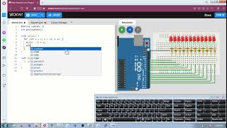 ARDUINO memcpy array COPY reverse order index knighTrider [upl. by Dickey643]