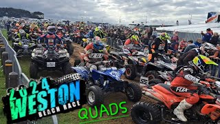 Weston Beach Race 2024 Quads [upl. by Channing]