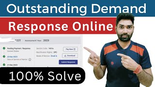 Response to Outstanding demand notice income tax online 2024  How to pay outstanding demand online [upl. by Marsh]