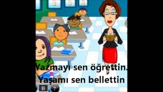 Biricik Öğretmenim Şarkısı [upl. by Naujaj]