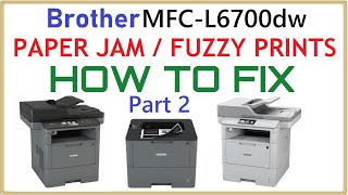 Brother MFC L6700dw L5700dwL5755dw L6900dw L5100dwL5200dw Fuser Unit Advanced Repair Part 2 [upl. by Eelek]