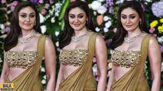 Shefali Jariwala Oozing Hotness In Golden Saree at Ekta Kapoor Diwali Party 2024 [upl. by Ettelimay]