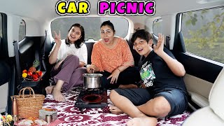 CAR PICNIC  Family Comedy Challenge  Living inside the Car  Aayu and Pihu Show [upl. by Hsivat]