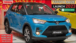 TOYOTA RAIZE PREMIUM SUV LAUNCH IN INDIA 2023 All Details [upl. by Towne]