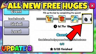 New FREE EASY HUGES in Pet Simulator 99 Update 8 [upl. by Yelad]