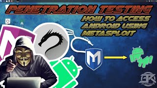 hack android metasploit KALI LINUX [upl. by Oirom876]