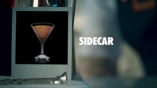 SIDECAR DRINK RECIPE  HOW TO MIX [upl. by Ardnalak]