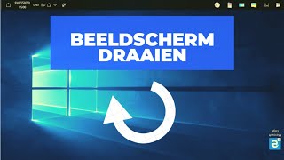 Scherm Draaien in Windows  Hoe herstel je een gekanteld beeldscherm [upl. by Athenian]