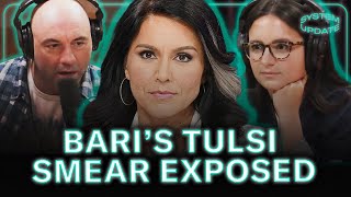 Joe Rogan EXPOSES Bari Weisss Baseless Smears Against Tulsi [upl. by Aleekahs]