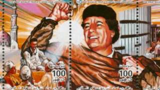 LIBYA NATIONAL ANTHEM with Libyan stamps [upl. by Yrelbmik]