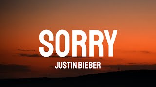 Justin Bieber  Sorry Lyrics [upl. by Droffilc834]