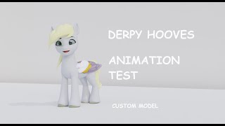 Derpy Hooves Blender Animation Test [upl. by Ymassej]