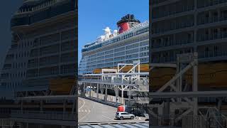 Civitavecchia Port Disney Cruise Rome [upl. by Elyc]