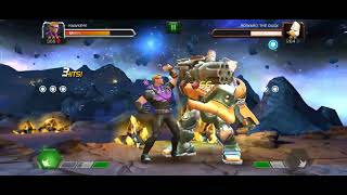 Marvel Contest of Champions HAWKEYE VS HOWARD THE DUCK Android Fighting Game [upl. by Ayerhs]