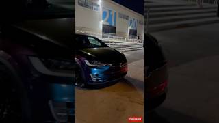 Tesla 🙌🏼🔋electric telsa fastcars carmeet LA longbeach takeover fypシ゚viral cortesvlogs [upl. by Eniksre]