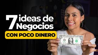 7 NEGOCIOS RENTABLES CON POCO DINERO 😱 [upl. by Atnomed402]