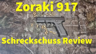 Zoraki 917 9mm Schreckschuss Pistole Review  Test mit Schusstest [upl. by Grantland997]