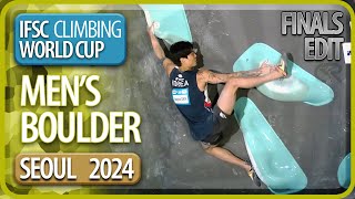 Boulder Finals  Seoul  Mens  2024  Cut Edit [upl. by Nobell]