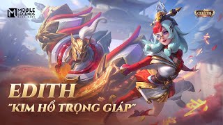 Skin Collector Mới  Edith quotRed Bastionquot  Mobile Legends Bang Bang [upl. by Essilevi]