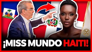 EL COLMO HAITIANA PARTICIPA EN MISS MUNDO DOMINICANA APROPIACIÓN CULTURAL APROBADA POR ABINADER [upl. by Frost]