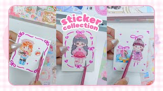 ASMR Play 🎀 Decorate with Sticker 🍭 sticker journal with me🌷asmr sticker princess  Ep26 [upl. by Arlinda171]