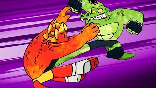 Battle Rockjaw ⚡️ HEROES OF GOO JIT ZU  Two Hour Epic  Cartoon For Kids [upl. by Kenweigh]