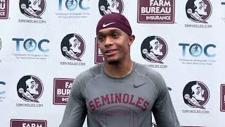 FSU CB Fentrell Cypress II on Facing More Pass Heavy Teams Bouncing Back as a Team [upl. by Stedmann]