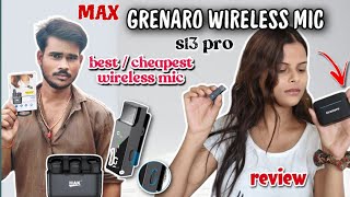 MAK Dual Wireless Mic🎙️ With charging Case for YouTube channel MySmartGuideNews Mithleshk5o [upl. by Palm]