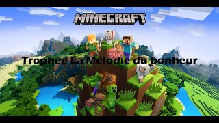 Minecraft trophée La Mélodie du bonheur Seed en description [upl. by Aztin]