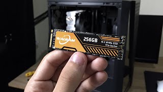 Tunando o PC com SSD NVME  WALRAM 256 GB [upl. by Abehsile116]