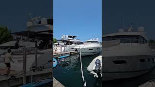 Boyne Thunder Michigan Ultimate Poker Run 2024 Boats parking shortsvideo shorts boats lake [upl. by Tuchman]