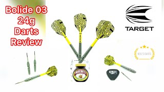 Target Darts Bolide 03 24g Darts Review [upl. by Tanney870]