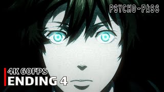 PsychoPass  Ending 4 【bullet】 4K 60FPS Creditless  CC [upl. by Esdnyl]