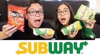 SUBWAY NEW ULTIMATE MEATBALL MARINARA  EATING SHOW [upl. by Yeleak]