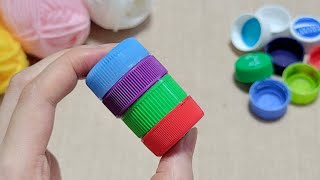 I make MANY and SELL them all Amazing Recycle Idea with plastic bottle cap  Tips and tricks [upl. by Ailad]