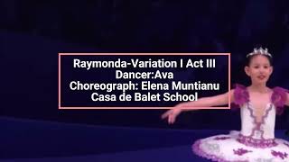 Raymonda Variation I Act III Choreography [upl. by Eldred]