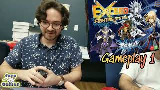 Exceed Fighting System Season 5 BlazBlue Gameplay [upl. by Arded166]