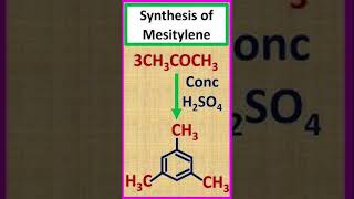 Synthesis of Mesitylene muslimtone arabic ramzantone chemistry chemistrynotes [upl. by Elisee]